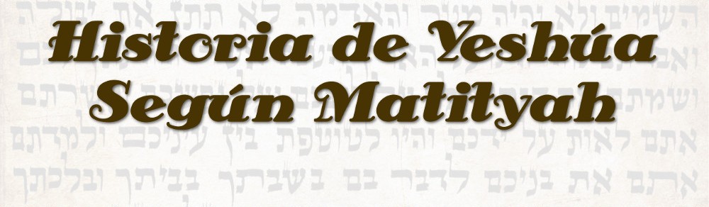 Historia de Yeshúa Según Matityah